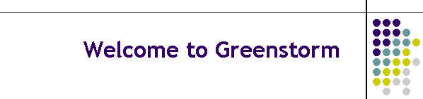 Welcome to Greenstorm
